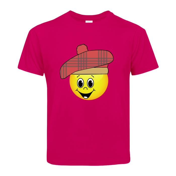 Smiley karierte Cape Kinder T-Shirt