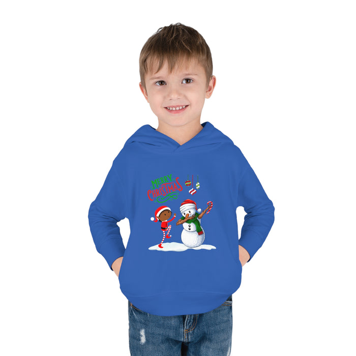 Fleece-Kapuzenpullover für Kleinkinder mit ein Weihnacht Motiv