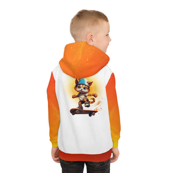 Kinder-Kapuzenpullover (AOP)  mit ein cooles Motiv