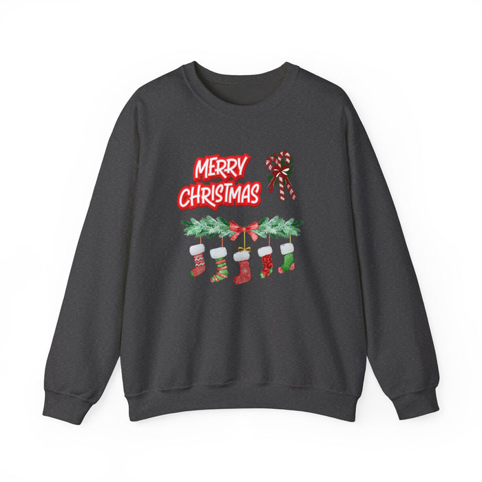 Heavy Blend™ Sweatshirt mit Rundhalsausschnitt, Unisex mit ein Weihnacht Motiv