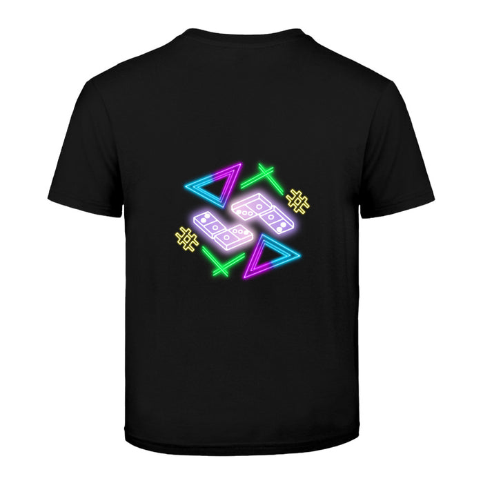 Kinder T-Shirt mit ein cooles Domino Motiv Design