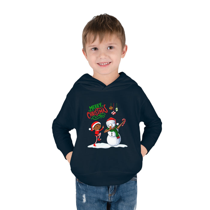 Fleece-Kapuzenpullover für Kleinkinder mit ein Weihnacht Motiv