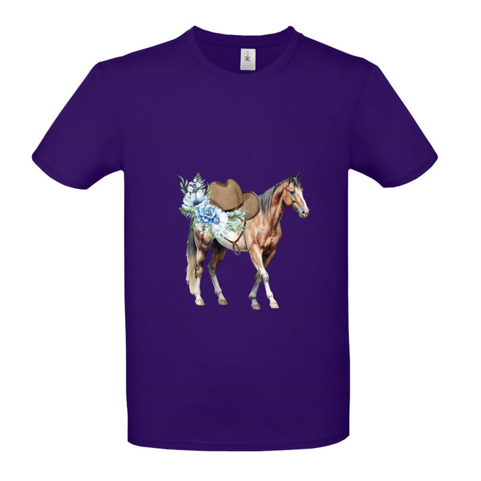 Pferd mit Hut   Damen /Teenagerin T-Shirt