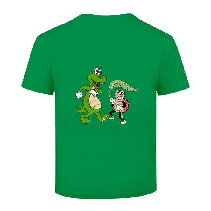 Krokodil und Marienkäfer Kinder  T-Shirt