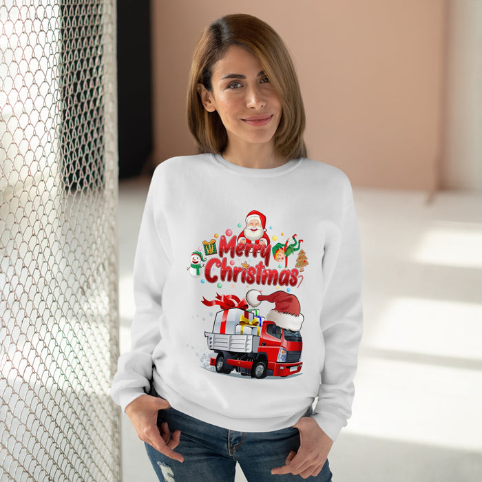 Unisex-Sweatshirt mit Rundhalsausschnitt (EU)mit ein Weihnacht Motiv Design