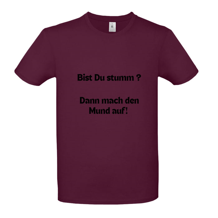 Damen/Herren T-Shirt mit ein cooles Text Motiv Design