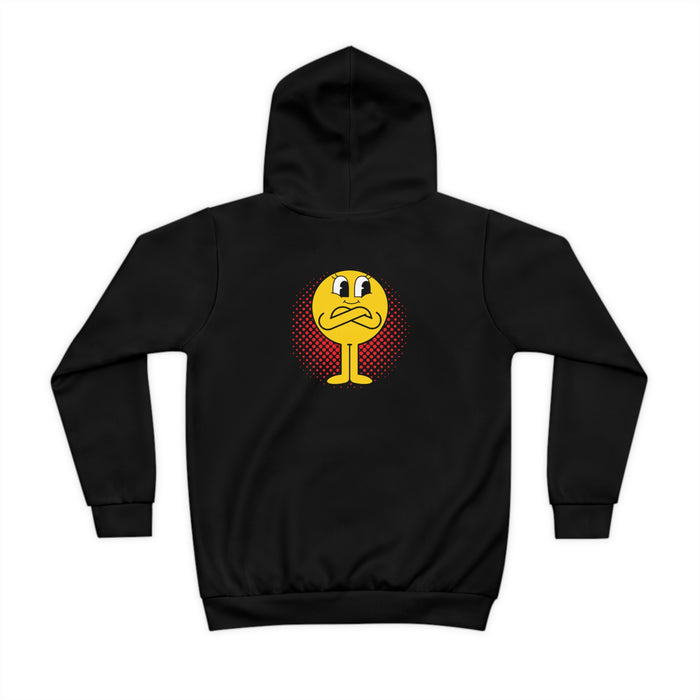 Kinder-Kapuzenpullover (AOP) mit ein Smiley Motiv