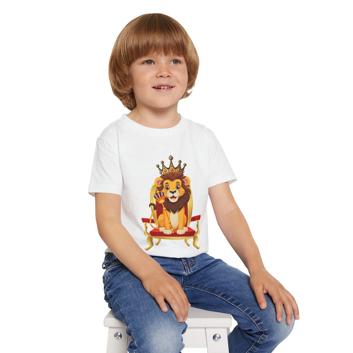 Heavy Cotton™ Kleinkinder-T-Shirt mit  ein Löwen Motiv