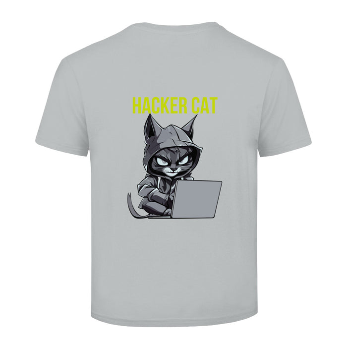 Kinder T-Shirt mit ein Hacker Cat Motiv Design