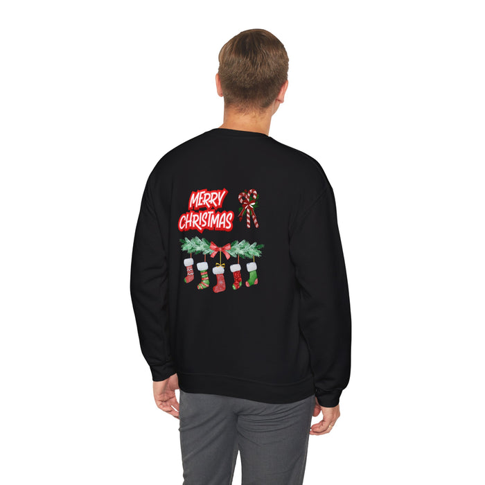 Heavy Blend™ Sweatshirt mit Rundhalsausschnitt, Unisex mit ein Weihnacht Motiv