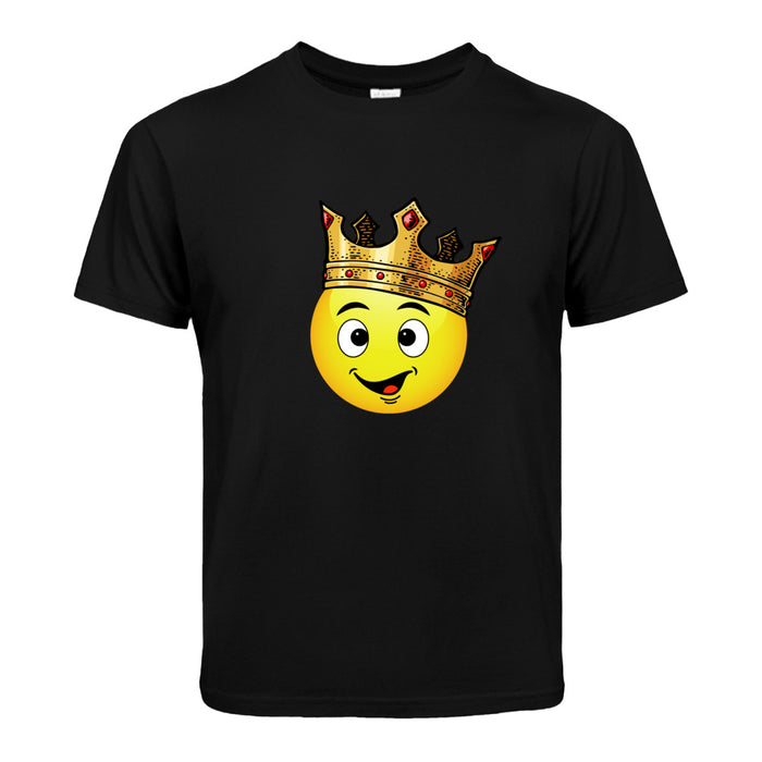 Smiley König  Kinder T-Shirt