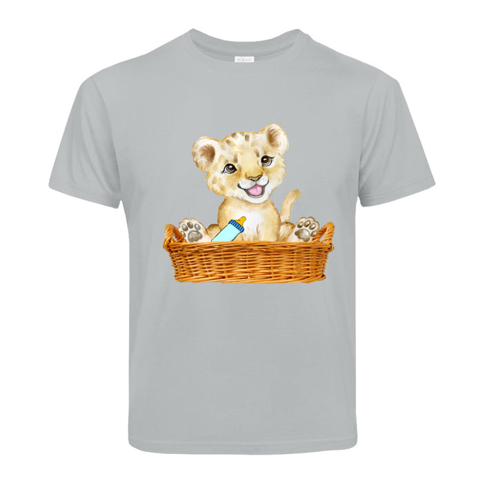 Kinder T-Shirt mit ein Löwen Motiv Design