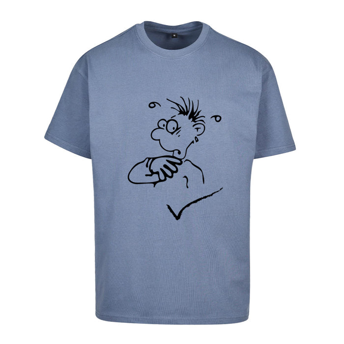 Herren T-Shirt mit ein cooles Strichzeichnung Motiv Design