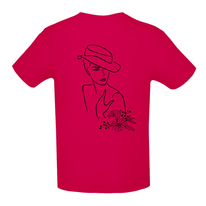 Lady mit Hut   Damen /Teenagerin T-Shirt