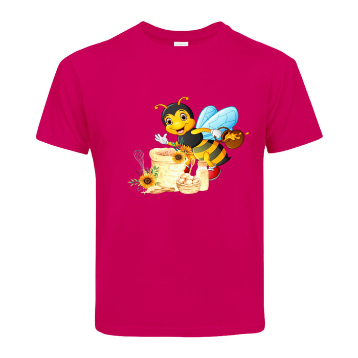 Kinder T-Shirt mit ein cooles Bienchen Motiv Design