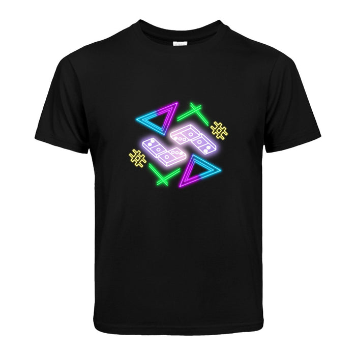 Kinder T-Shirt mit ein cooles Domino Motiv Design