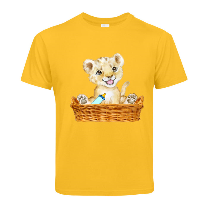 Kinder T-Shirt mit ein Löwen Motiv Design