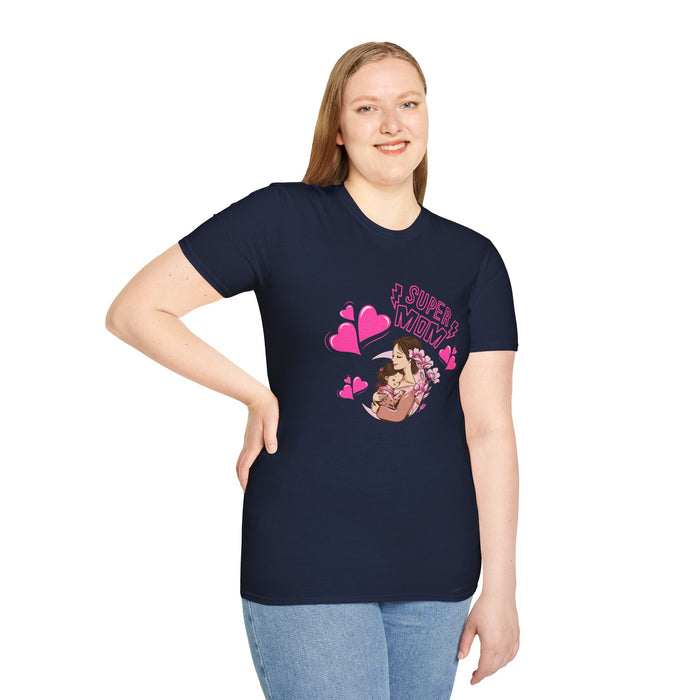 Unisex Softstyle T-Shirt mit ein Mama Motiv Design