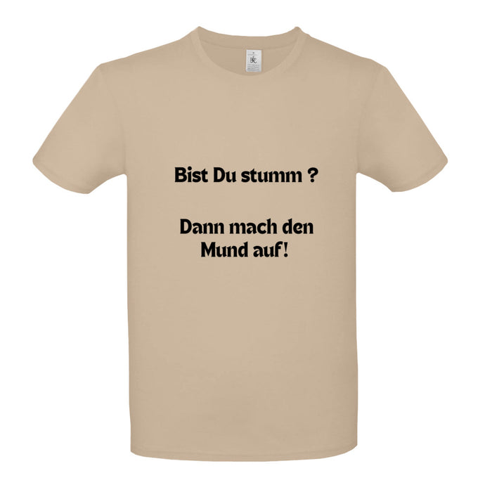 Damen/Herren T-Shirt mit ein cooles Text Motiv Design