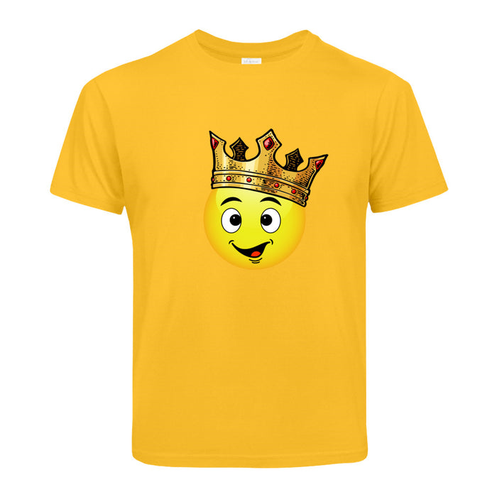 Smiley König  Kinder T-Shirt