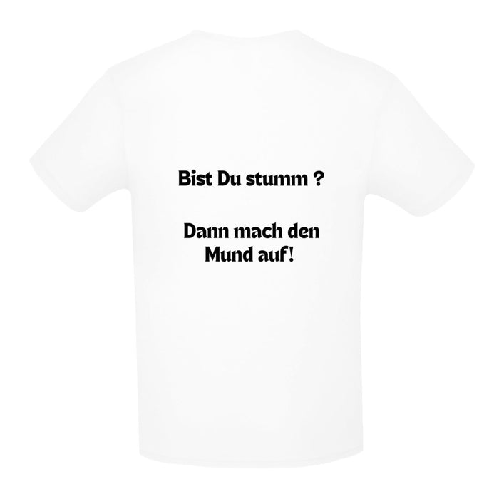 Damen/Herren T-Shirt mit ein cooles Text Motiv Design