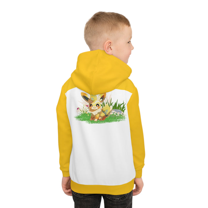 Kinder-Kapuzenpullover (AOP) mit ein Pokémon Motiv