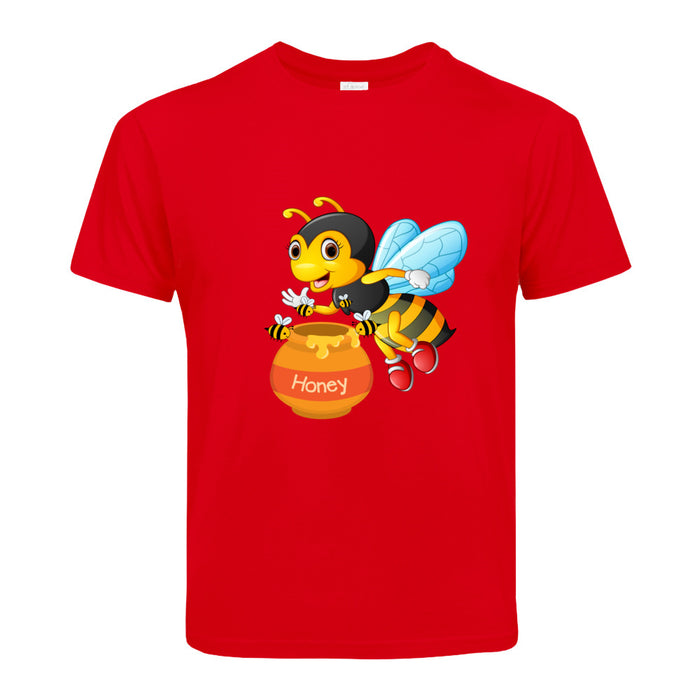 Kinder  T-Shirt mit ein cooles Bienchen Motiv Design