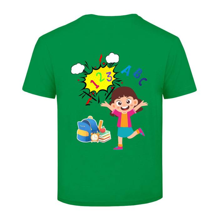 T-Shirt mit ein Einschulung Motiv Design