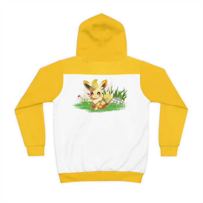 Kinder-Kapuzenpullover (AOP) mit ein Pokémon Motiv