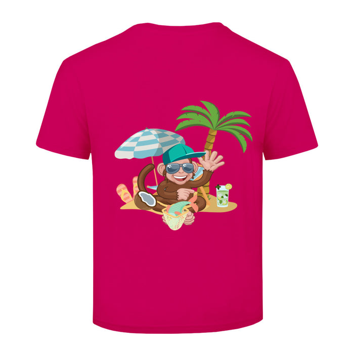 Kinder  T-Shirt mit ein Affen Motiv Design