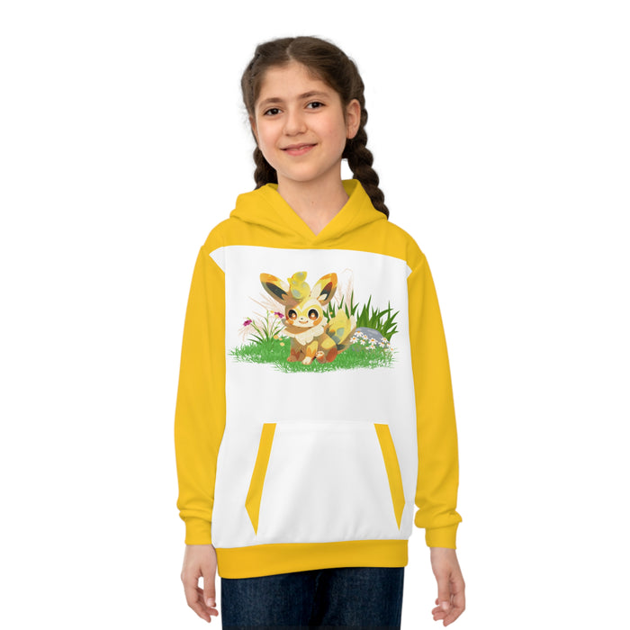 Kinder-Kapuzenpullover (AOP) mit ein Pokémon Motiv