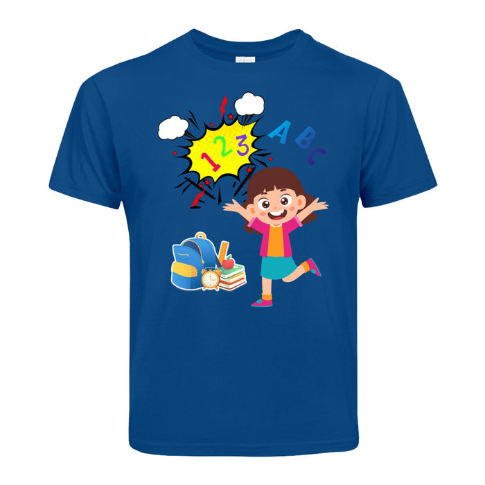 T-Shirt mit ein Einschulung Motiv Design