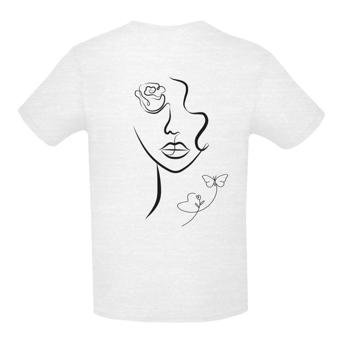 Damen /Teenagerin  T-Shirt mit ein cooles Zeichnung Motiv Design