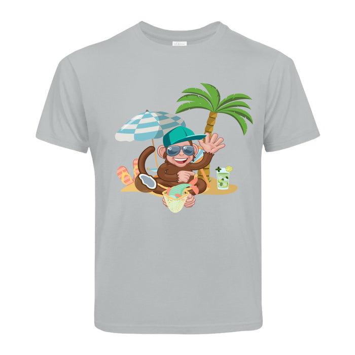 Kinder  T-Shirt mit ein Affen Motiv Design