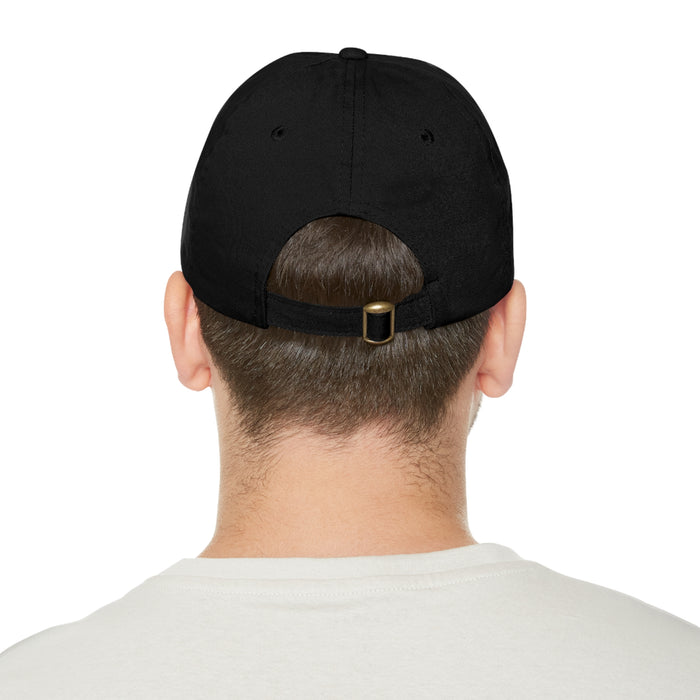 Dad Hat mit Lederpatch (Rechteck)