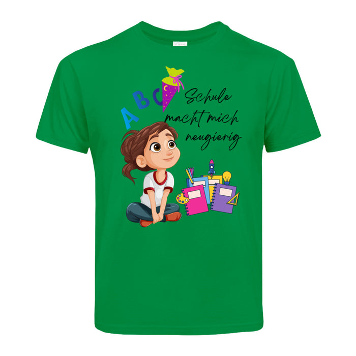 T-Shirt mit ein Einschulung Motiv Design