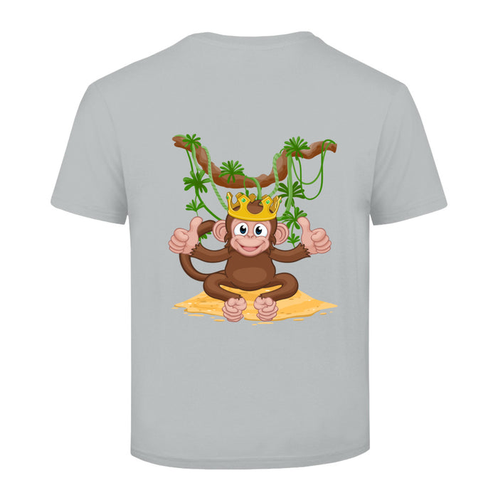 Kinder T-Shirt Motiv Affen König