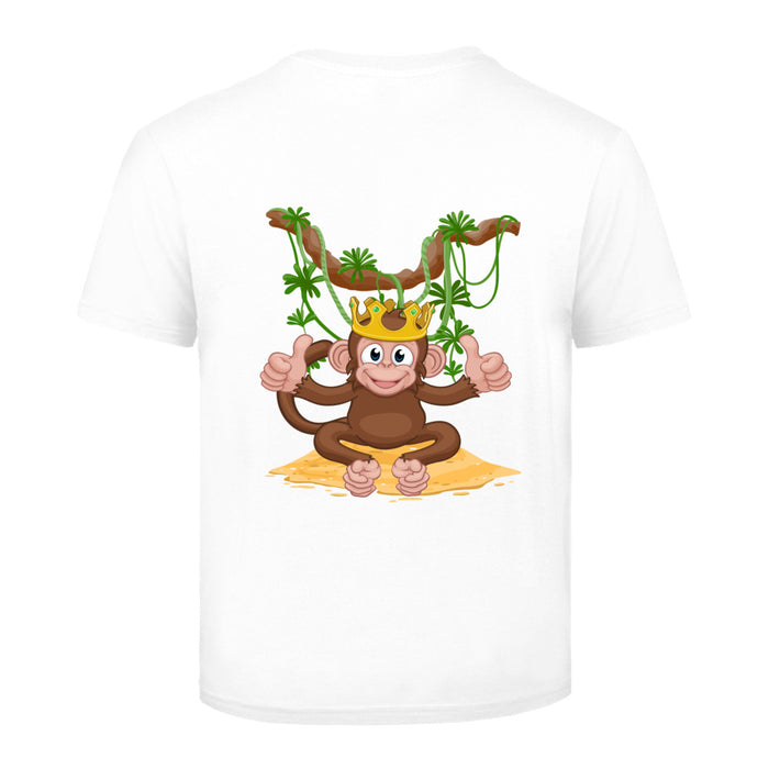 Kinder T-Shirt Motiv Affen König