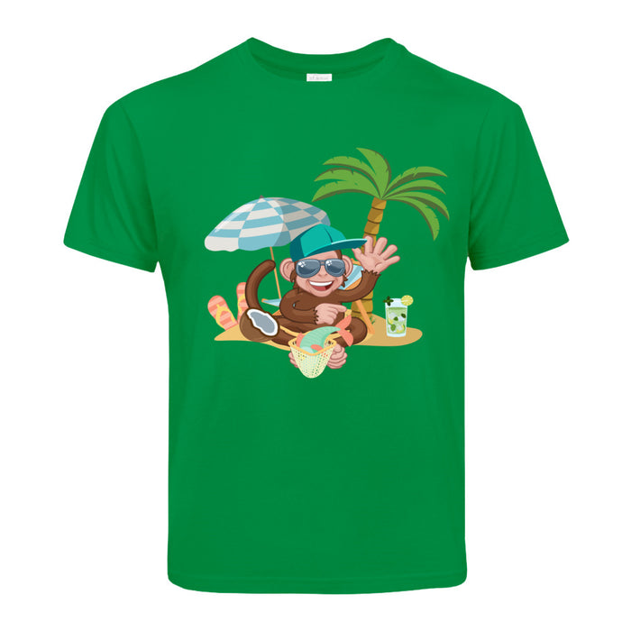 Kinder  T-Shirt mit ein Affen Motiv Design