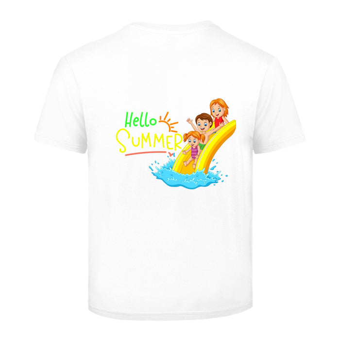 Kinder T-Shirt mit ein Urlaub Motiv Design