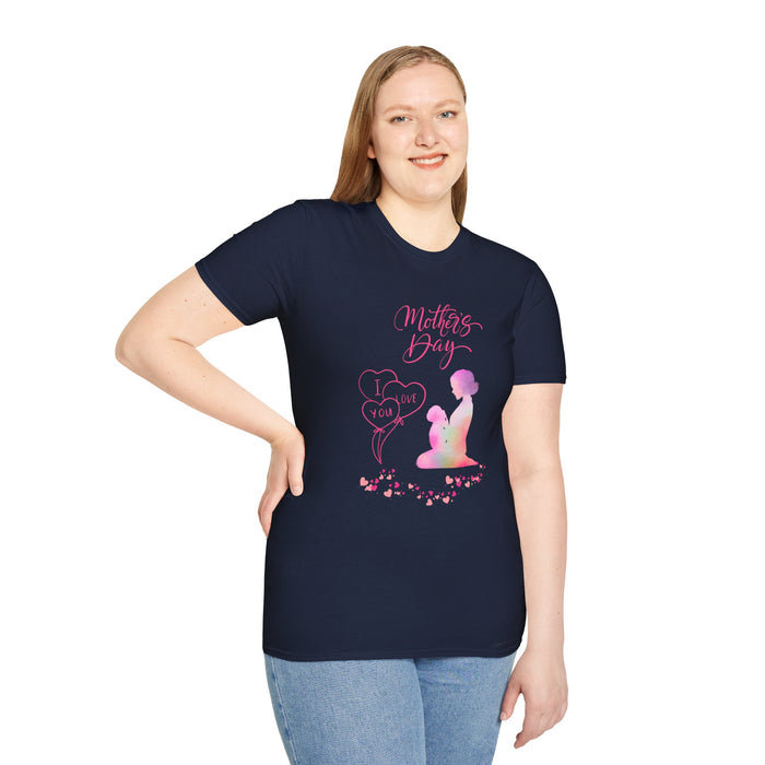 Unisex Softstyle T-Shirt mit ein Mama Motiv Design