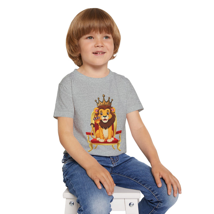 Heavy Cotton™ Kleinkinder-T-Shirt mit  ein Löwen Motiv