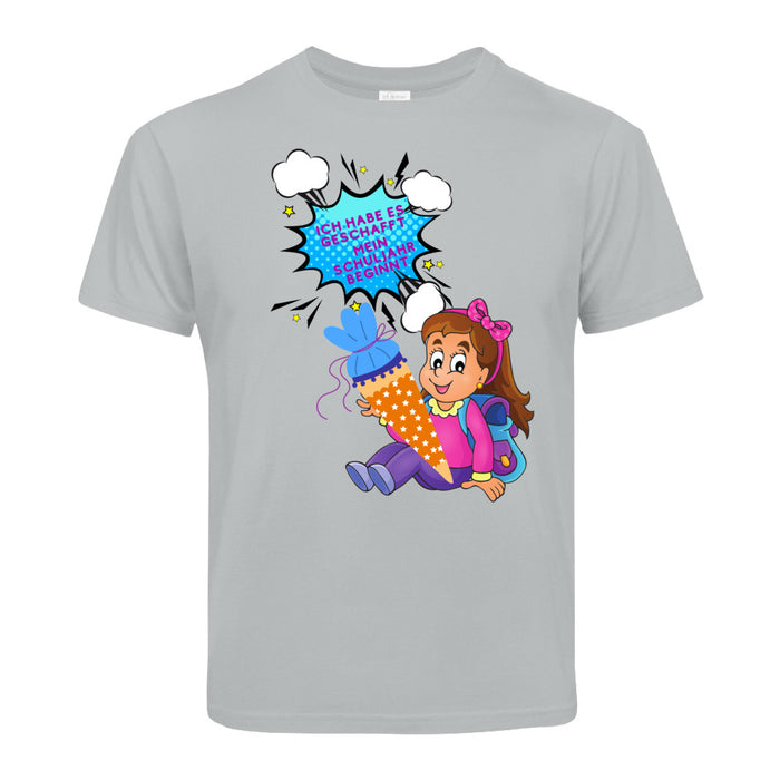 T-Shirt  mit ein Einschulung Motiv Design