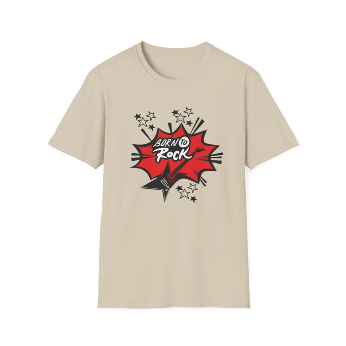 Unisex Softstyle T-Shirt mit ein Rock Motiv Design