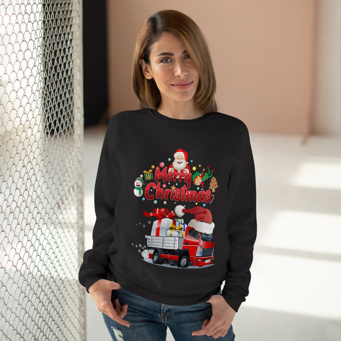 Unisex-Sweatshirt mit Rundhalsausschnitt (EU)mit ein Weihnacht Motiv Design