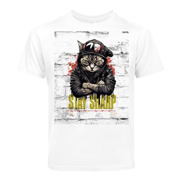 Rocker Katze Kinder T-Shirt