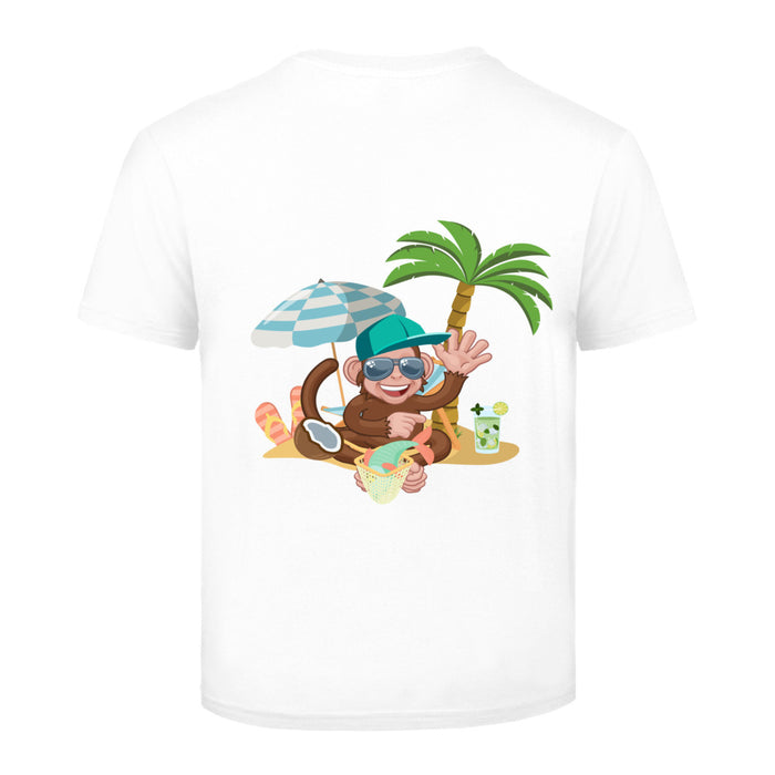 Kinder  T-Shirt mit ein Affen Motiv Design