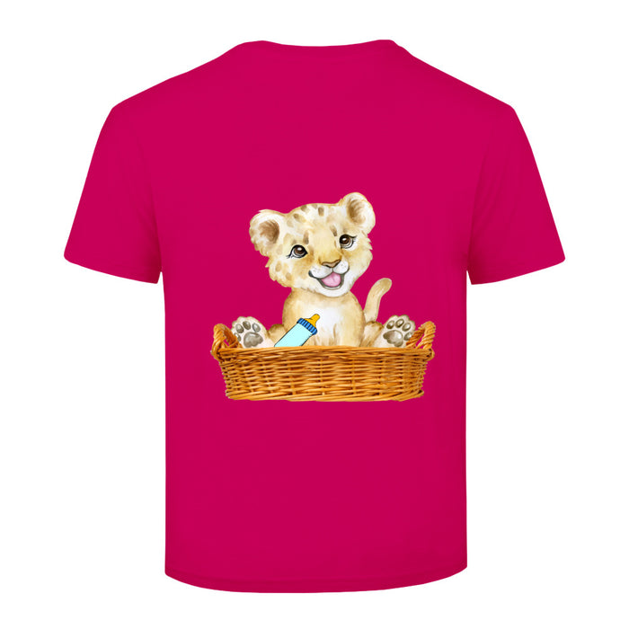 Kinder T-Shirt mit ein Löwen Motiv Design