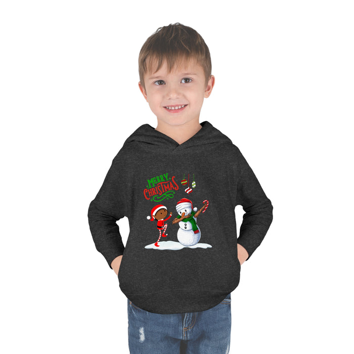 Fleece-Kapuzenpullover für Kleinkinder mit ein Weihnacht Motiv