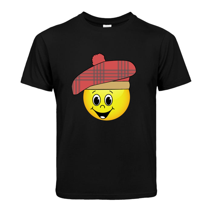 Smiley karierte Cape Kinder T-Shirt